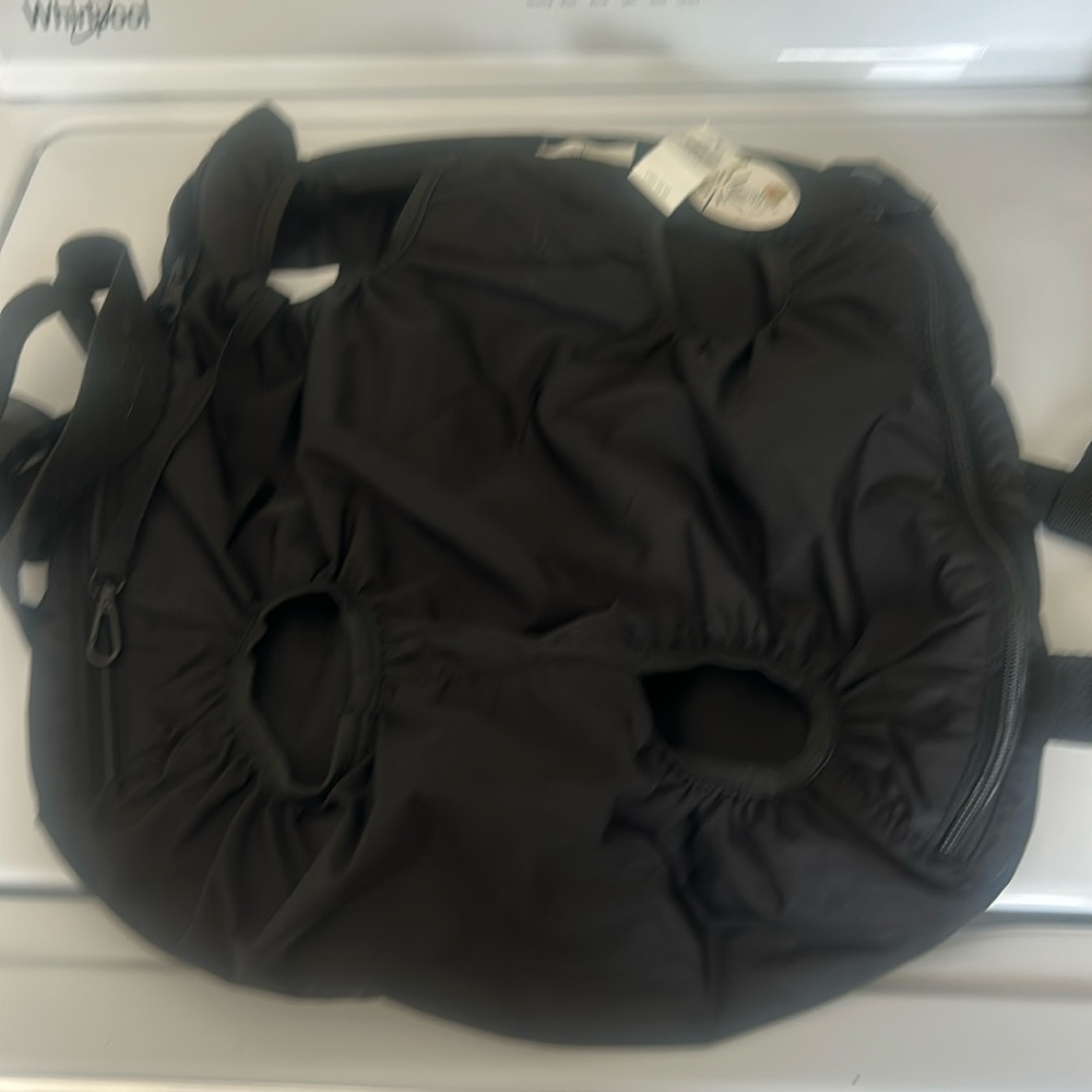 Aerie offline Offleash dog carrier backpack in black one size new with tags